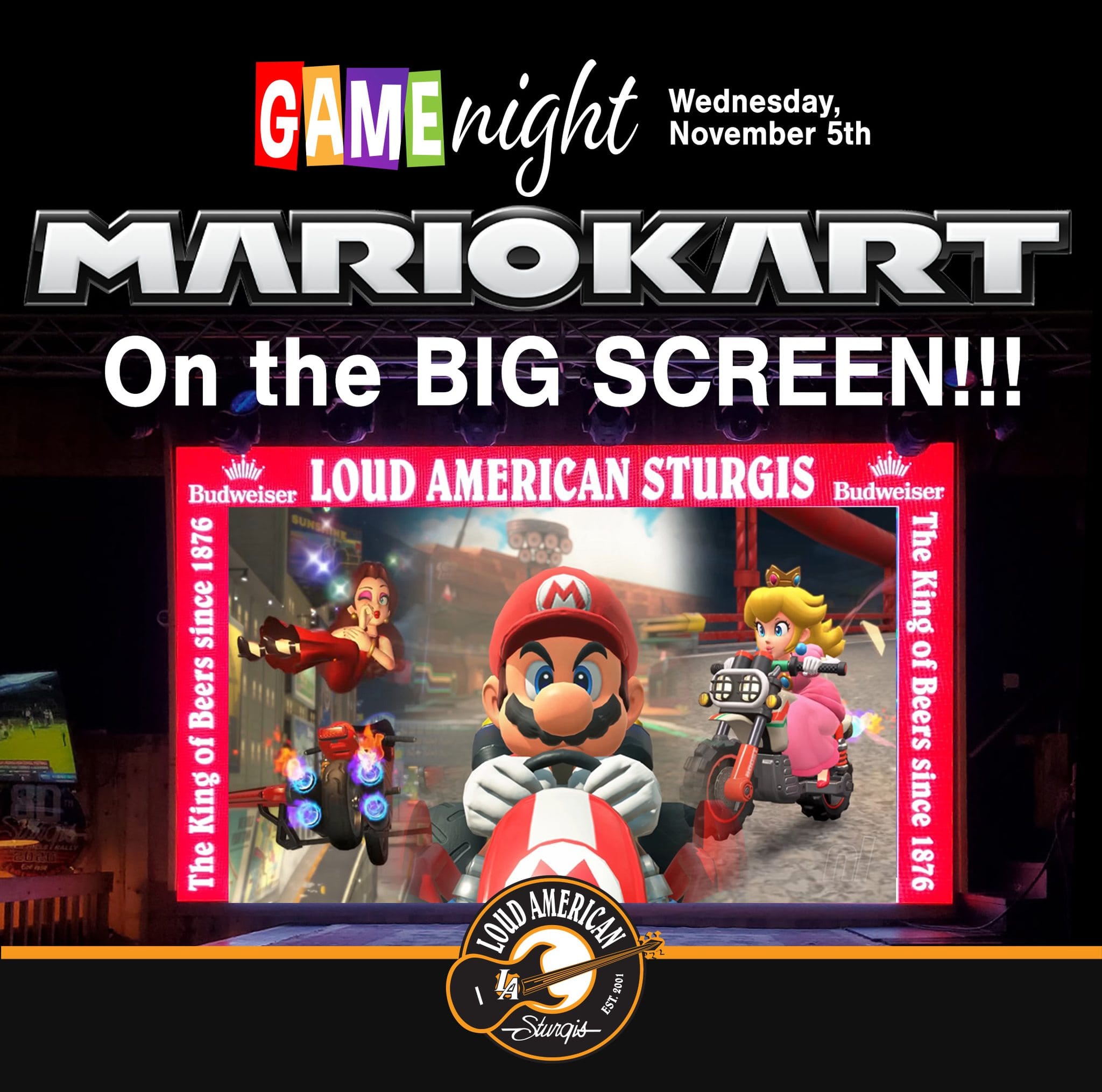 mariokartnight Mario Kart Night